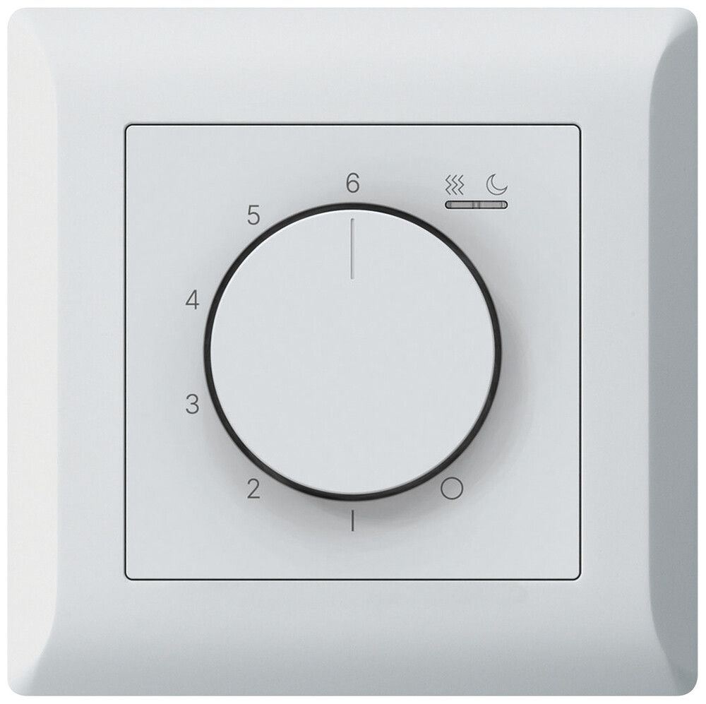 UP-Raumthermostat kallysto.line An/Aus 230VAC 4A 92×92mm weiss