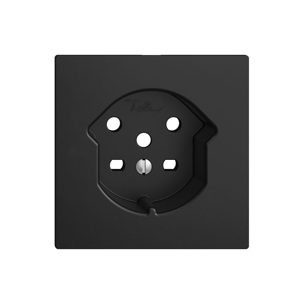 Plaque frontale EDIZIOdue T15 noir