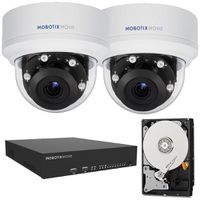 Videoüberwachungssystem MOBOTIX Mx-NVR-Set1: 2×VD2A-2-IR 1×NVR-8 1×HDD