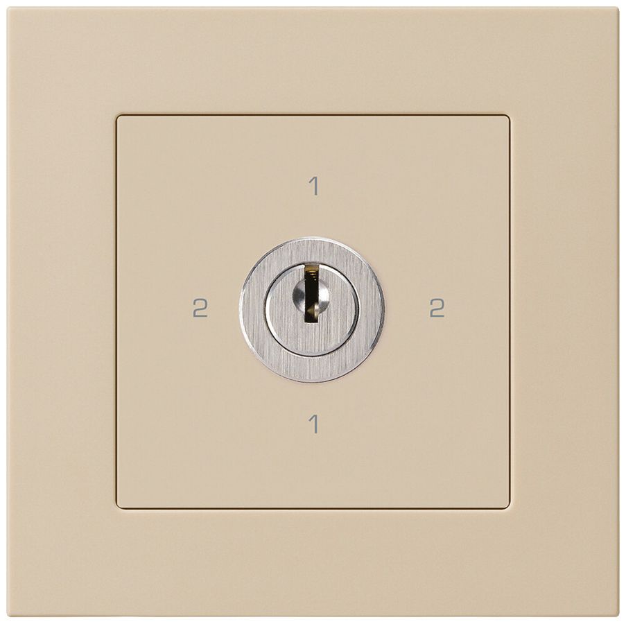 Interrupteur rotatif ENC kallysto.pro 3/1L beige avec serrure Kaba 8