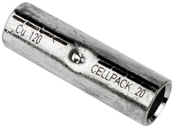 Connecteur à sertir Cellpack DV-CU-V 120 long 120mm² cuivre étamé