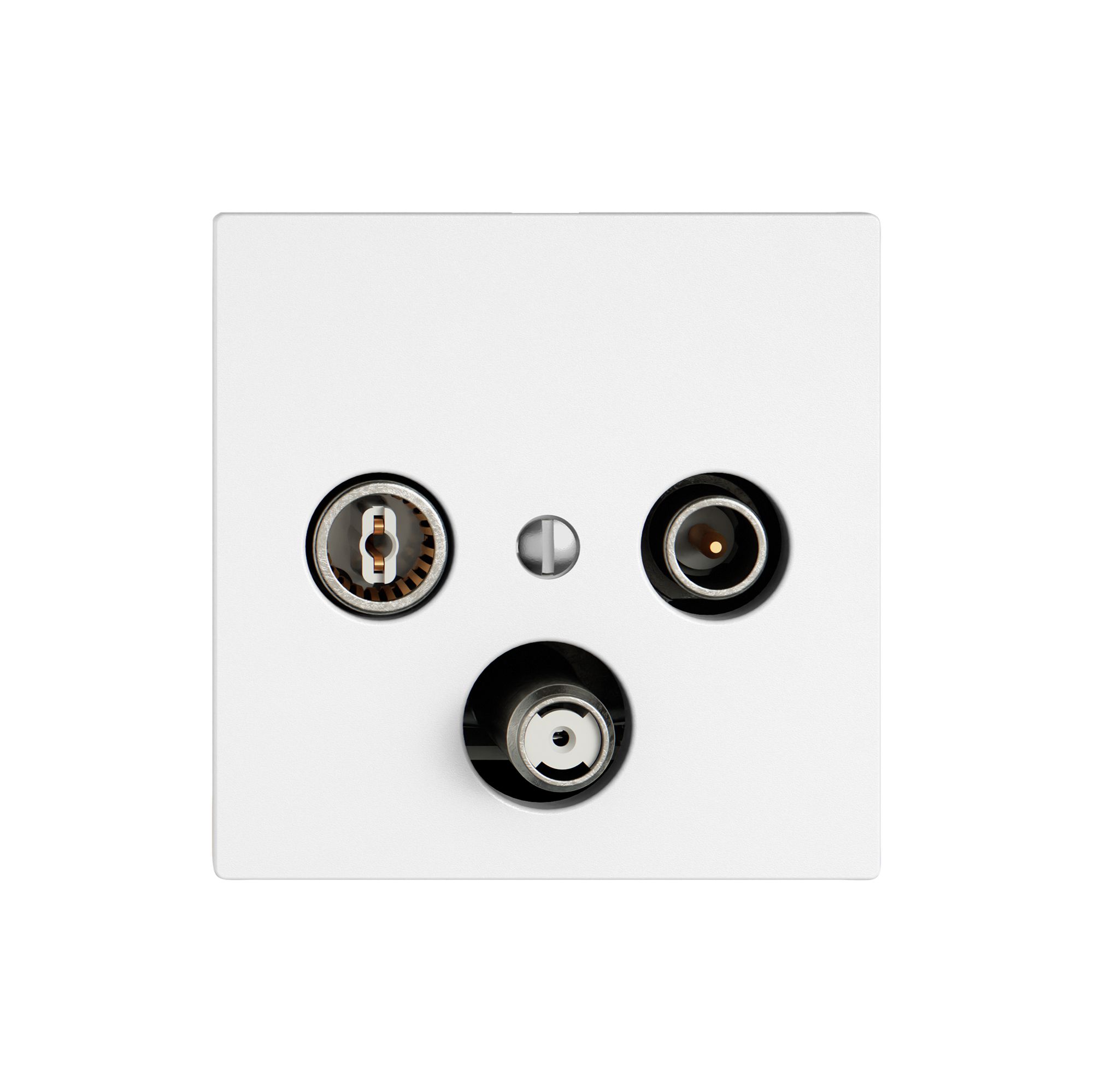 Antennendose TV-R-SAT EDIZIO.liv SNAPFIX® DB52 Stichdose ws