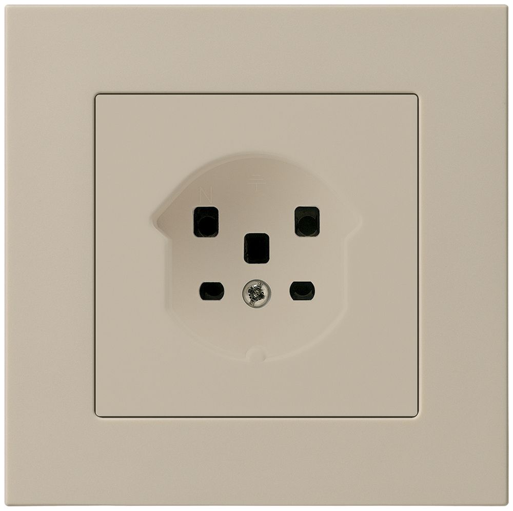 UP-Steckdose HA kallysto.pro Typ 25 mit Steckklemmen beige