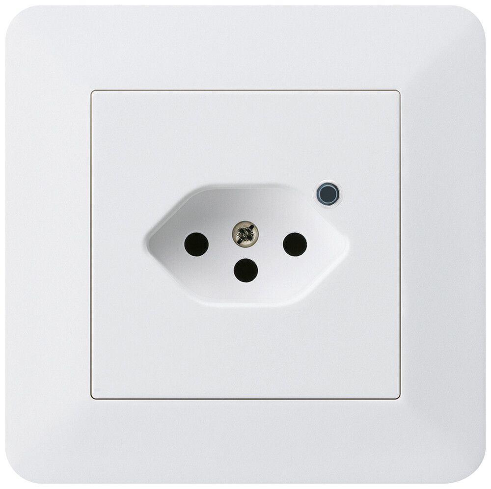Presa INC Hager kallysto.trend 1×T13 illuminato C bianco ultra