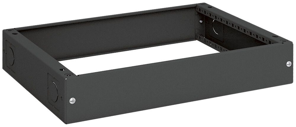 Zoccolo Hager univers 100×550×400mm per armadio FR nero RAL 9005