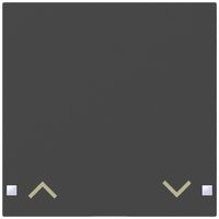 Taste SIDUS 1/2f zu Tastsensor mit Pfeil auf/ab, anthrazit