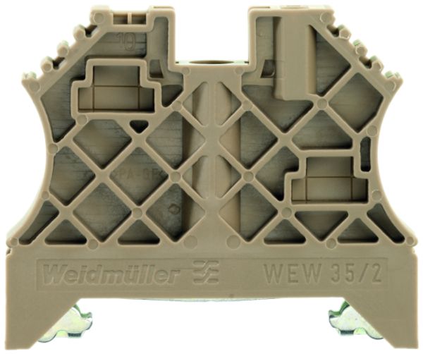 Endwinkel Weidmüller WEW 35/2 W-Reihe, beige