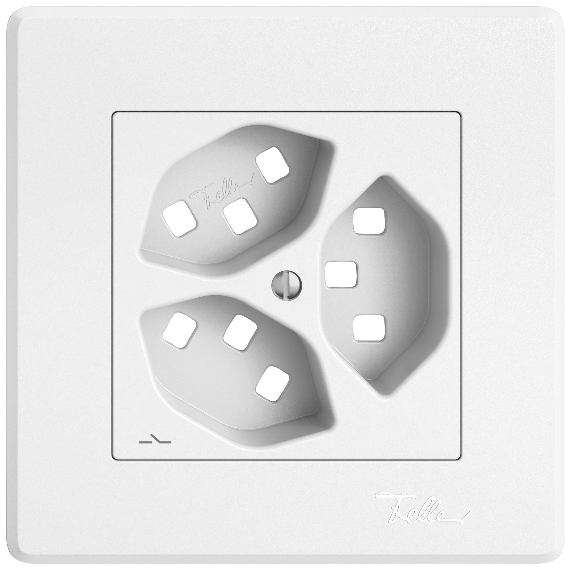 Kit de montage ENC EDIZIO.liv SNAPFIX® pour 3×T23 séparée bc