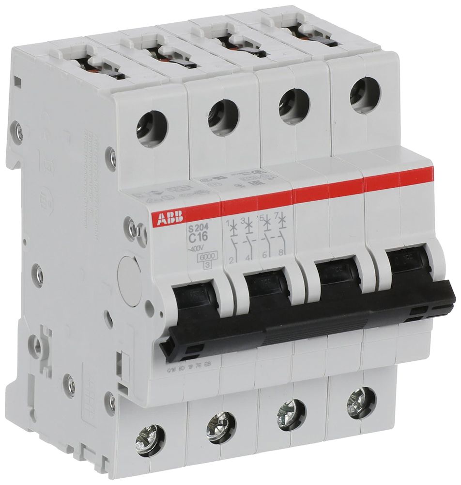 Leitungsschutzschalter ABB S204-C16 16A C 6kA