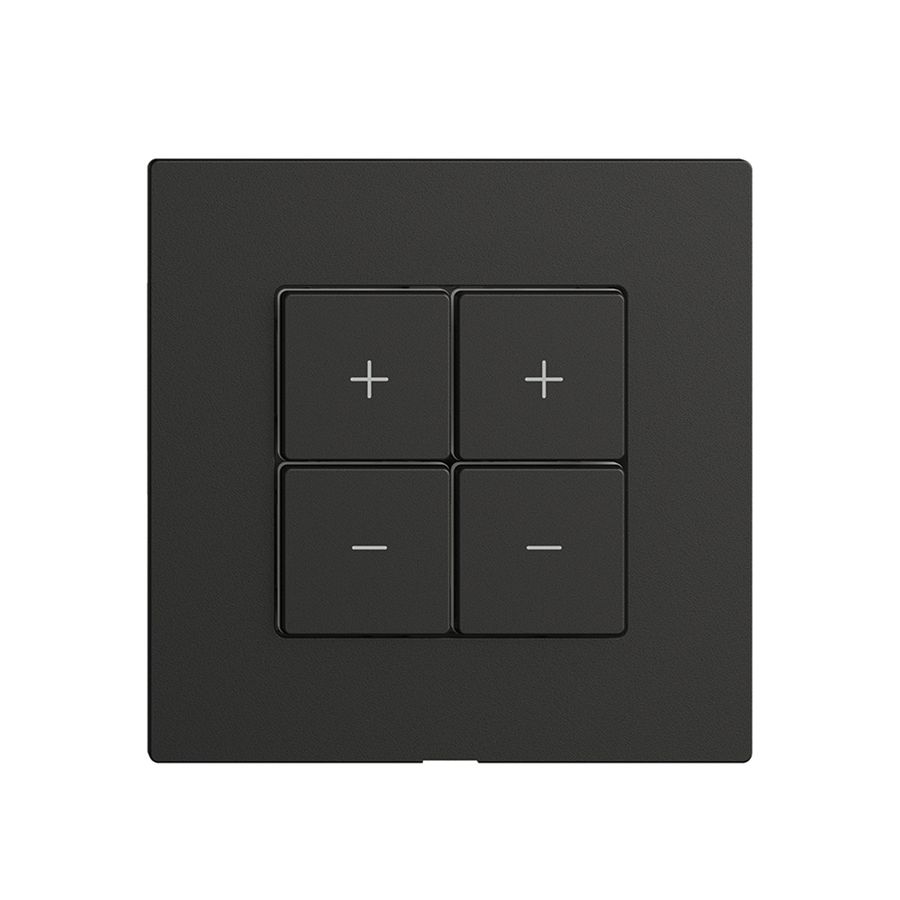 Dimmer Uni-LED 2K/4T Edue Wiser nero