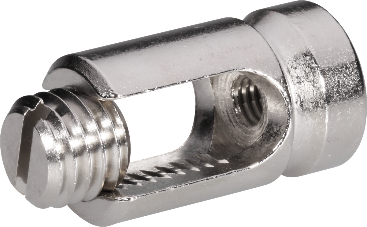 Leitungshalter Flury AV 20, Cu vernickelt für Draht, Leiter Ø6…10mm