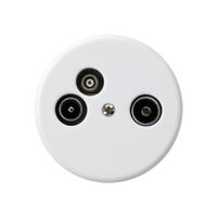 Presa d'antenna INC TV-R-dati basico A 19dB bianco