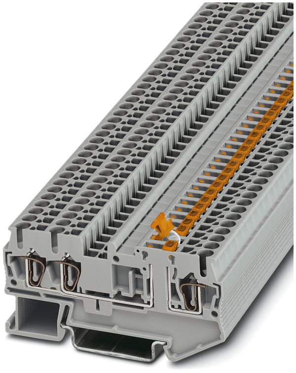 Messertrennklemme TWIN 0.08…4mm² blau Zugfederanschluss