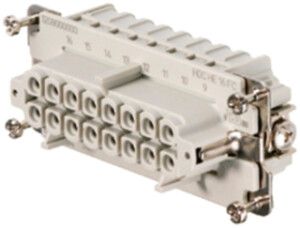 Buchseneinsatz Weidmüller HDC HE 500V 16A 16L Crimpanschluss Gr.6