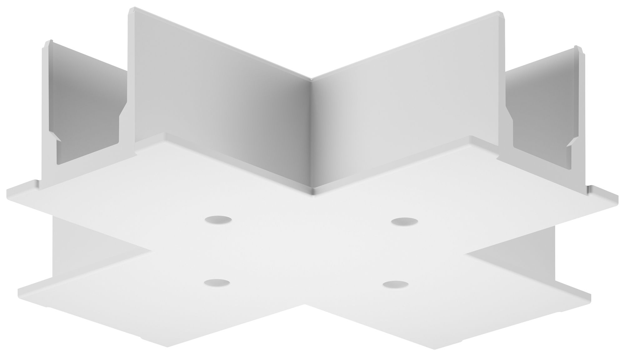 EB-Blindabdeckung Sylvania OneTrack X-Einspeiser Polycarbonat 148×148mm weiss