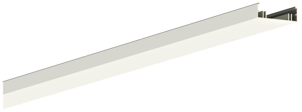 Élément obturateur DOTLUX LINEAselect, 1437×65×10mm matière synthétique, blanc