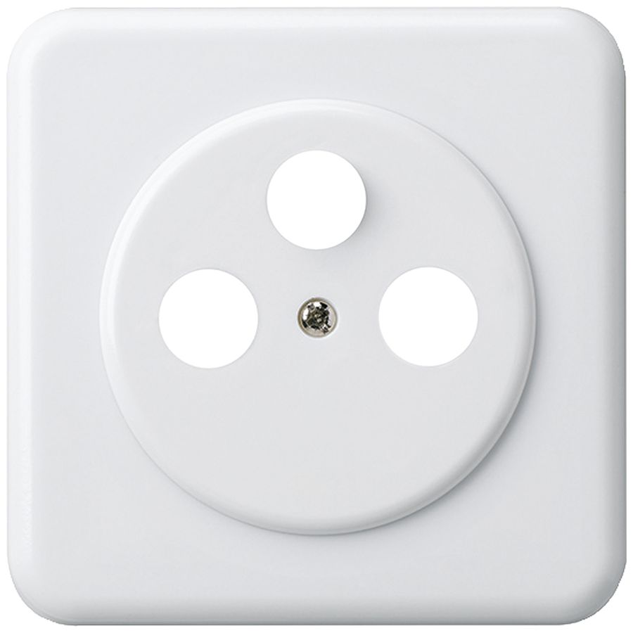 UP-Montageset TV-R-SAT basico weiss