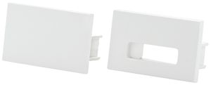 Endkappe SG StripLine 14×74×12mm Kunststoff weiss 2 Stk