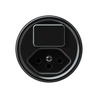 Kombination origin 1×Taste 1CO+T13 1P 0<1 10A 230V 60×60mm schwarz