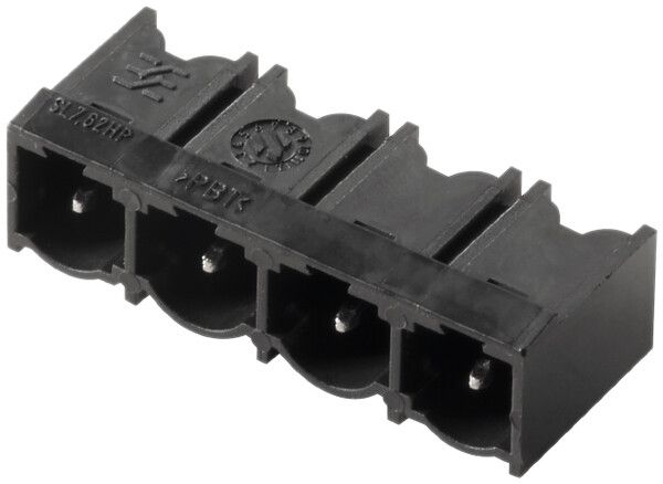 Stiftleiste Weidmüller SL HP geschlossen THT 7.62mm 3L 90° 3.2mm schwarz