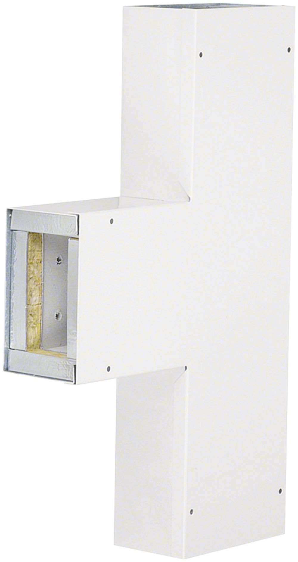 T-Stück tehalit FWK 3E E30 50×110mm, verkehrsweiss