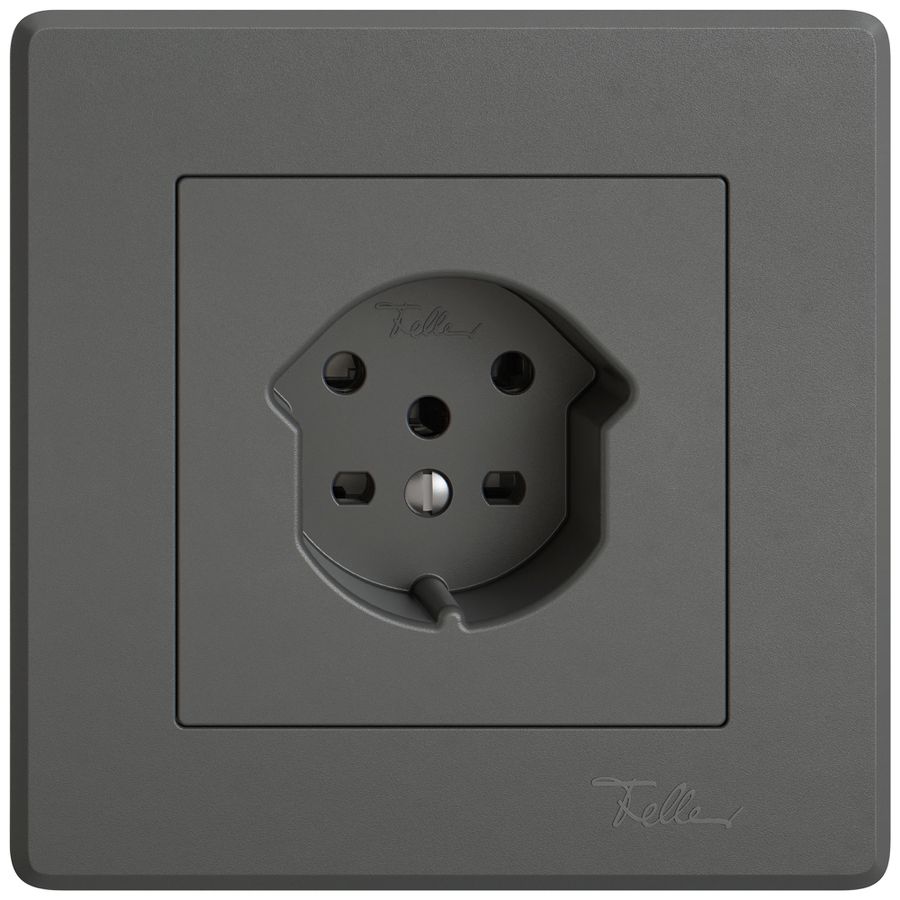 UP-Steckdose EDIZIO.liv SNAPFIX® 1×T15 dgu