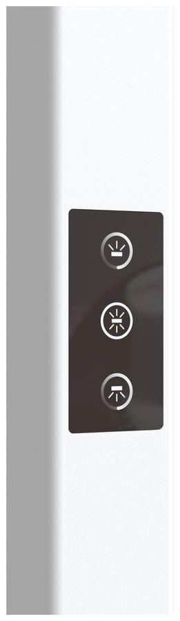 Lampadaire LED DOTLUX STUDIObutler 84W 10640lm 4000K PIR 1-10V VAR blanc