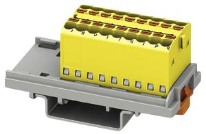 Blocco di distribuzione PX PTFIX 18X1.5-NS35 YE