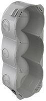 Hohlwanddose HSB D83 Basic 3×1 203×83×65mm GDP 850°C grau