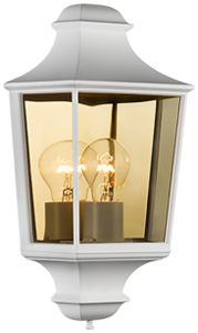 Applique LED SG Hamlet E27 1×4W IP44 390×230mm blanc