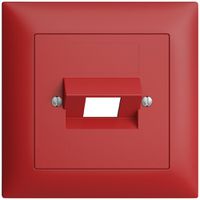 Frontset EDIZIOdue berry 88×88mm 1×RJ45