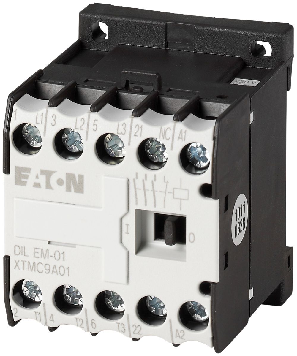 Schütz Eaton DILEM-01, 3L 24VAC 9A 4kW (AC-3) 1Ö