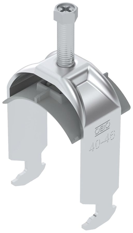 Fixation rapide BET 2056 pied à H matière synthétique 40…46mm 1×câble aluminium