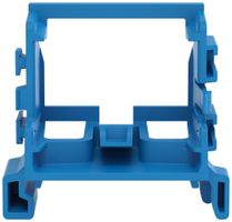 Adaptateur de fixation WAGO s.décharge de traction p.10×4mm² DIN35 bl