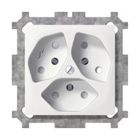 Prise ENC SIDUS 3×T13/1 blanc