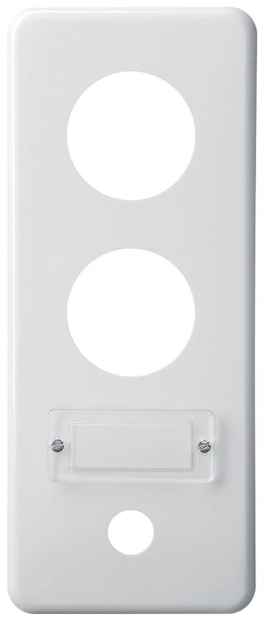 Placca di copertura INC basico 3×1 43+43+16mm bianco