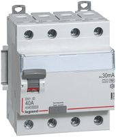 Fehlerstromschutzschalter Legrand DX3standard 4P 400V 40A 0.03A Typ F 4TE