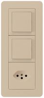 Combinaison ENC kallysto.trend grd.I-I-I verticale 2×interr.S3+type 13 beige