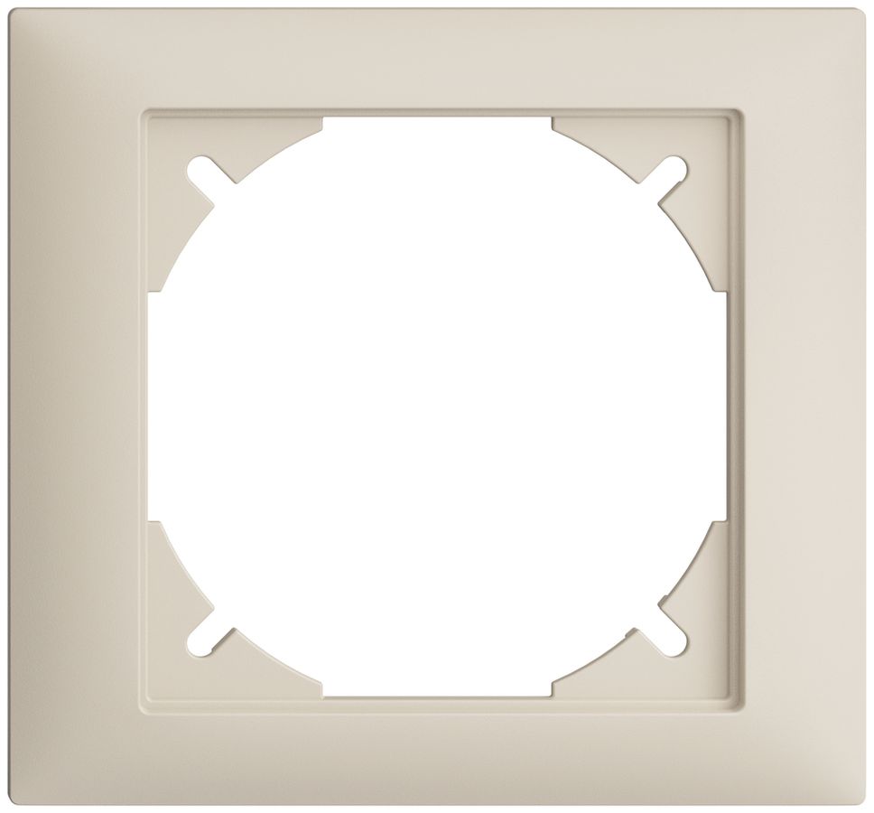 Abdeckrahmen EDIZIOdue 80×86mm crema