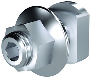 Vis de raccordement Flury PA 30 M12×35mm pour profilé d'équipotentialité