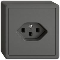 AP-Steckdose EDIZIO.liv SNAPFIX® 1×T23 dgu