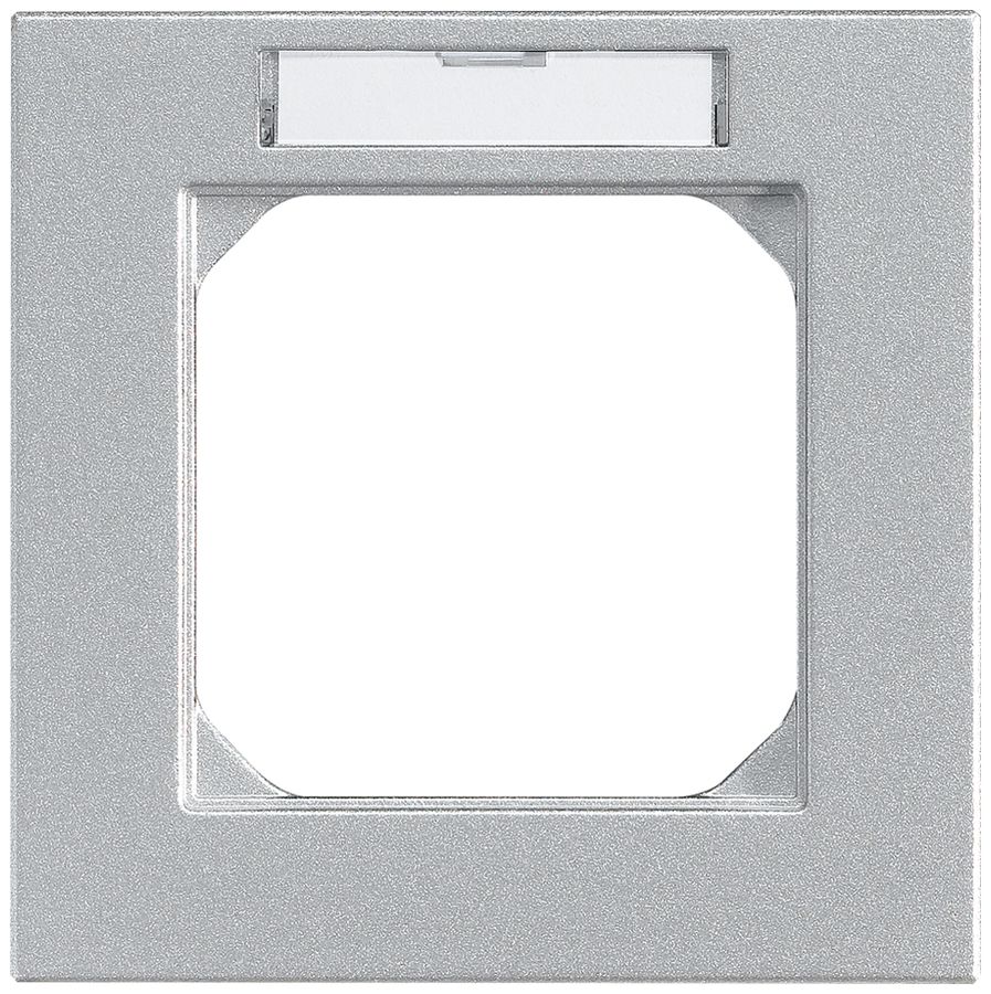 UP-Abdeckrahmen kallysto.pro 1×1 arktis 94×94mm mit Beschriftungsrahmen