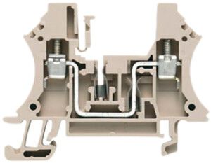 Bauelement-Reihenklemme Weidmüller WPO 4 Schraubanschluss 4mm² TS35 beige