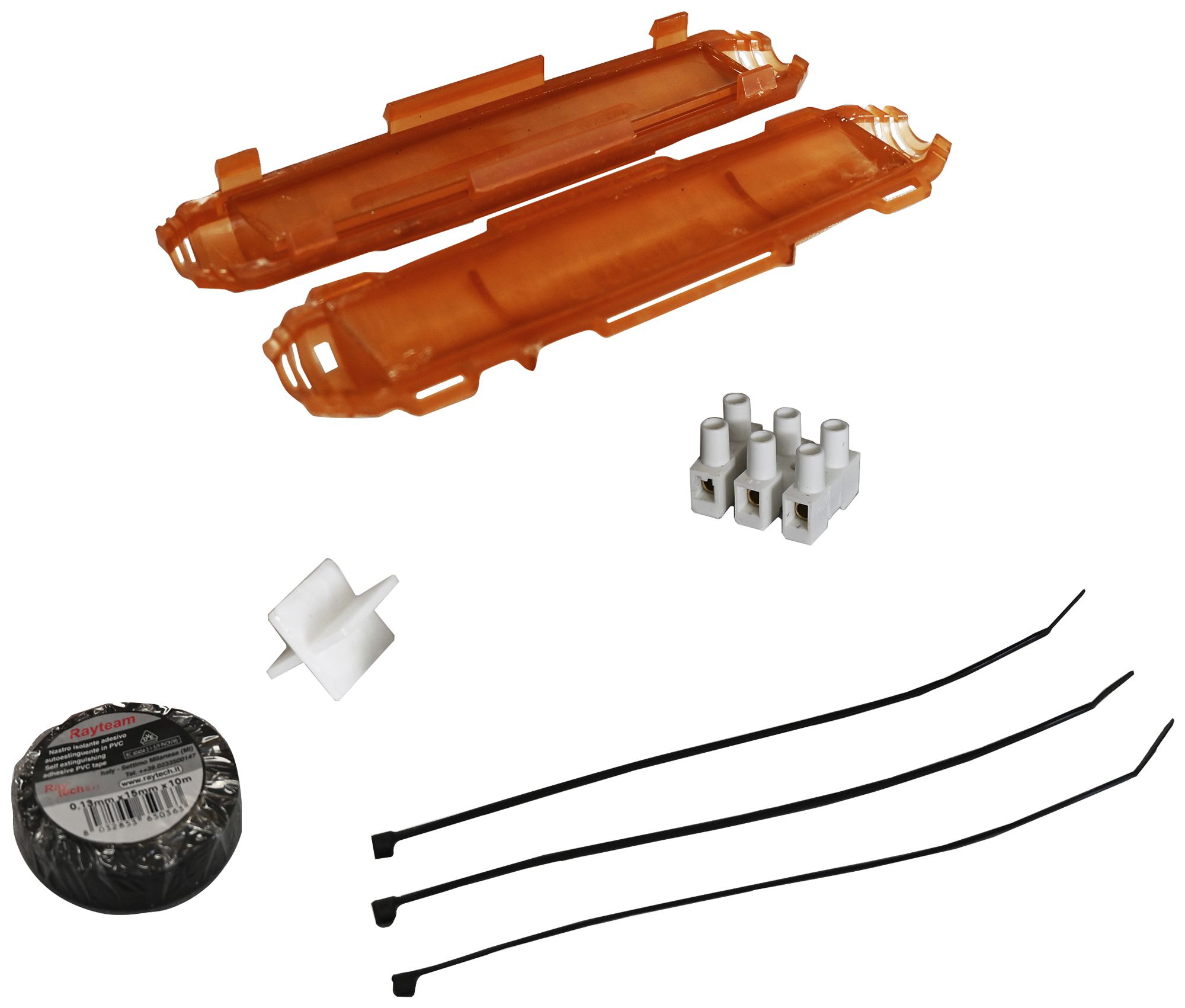 Verbindungsmuffe Raytech READY CAST L4 mit Gel Ø8…18mm 3×4mm² IP68 or