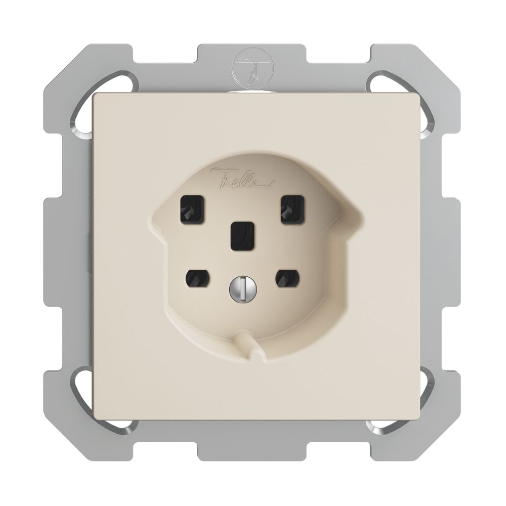 Prise ENC EDIZIOdue T25 16A crema, bornes à vis