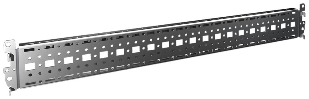 Montage-Chassis Rittal VX 8617.030 525×64×18mm Schiene grau 4Stk