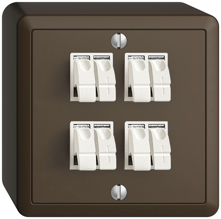 Prise AP audio FX 4×coffee borne à étrier pour 4 haut-parleurs