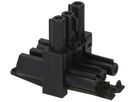 Verteilerblock Typ AC 166 Adels-Contact 1×IN 2×OUT 20A 230V schwarz