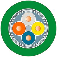 Buskabel Siemens IE FC TP Robust ST 2×2×0.64 SF/UTP PROFINET TypA TPE Eca grün