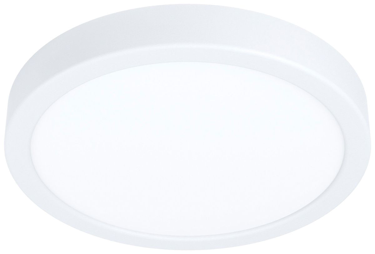 LED-Deckenleuchte Eglo FUEVA 14W 0…1400lm 2700…6500K IP44 DIM Ø211×25mm weiss